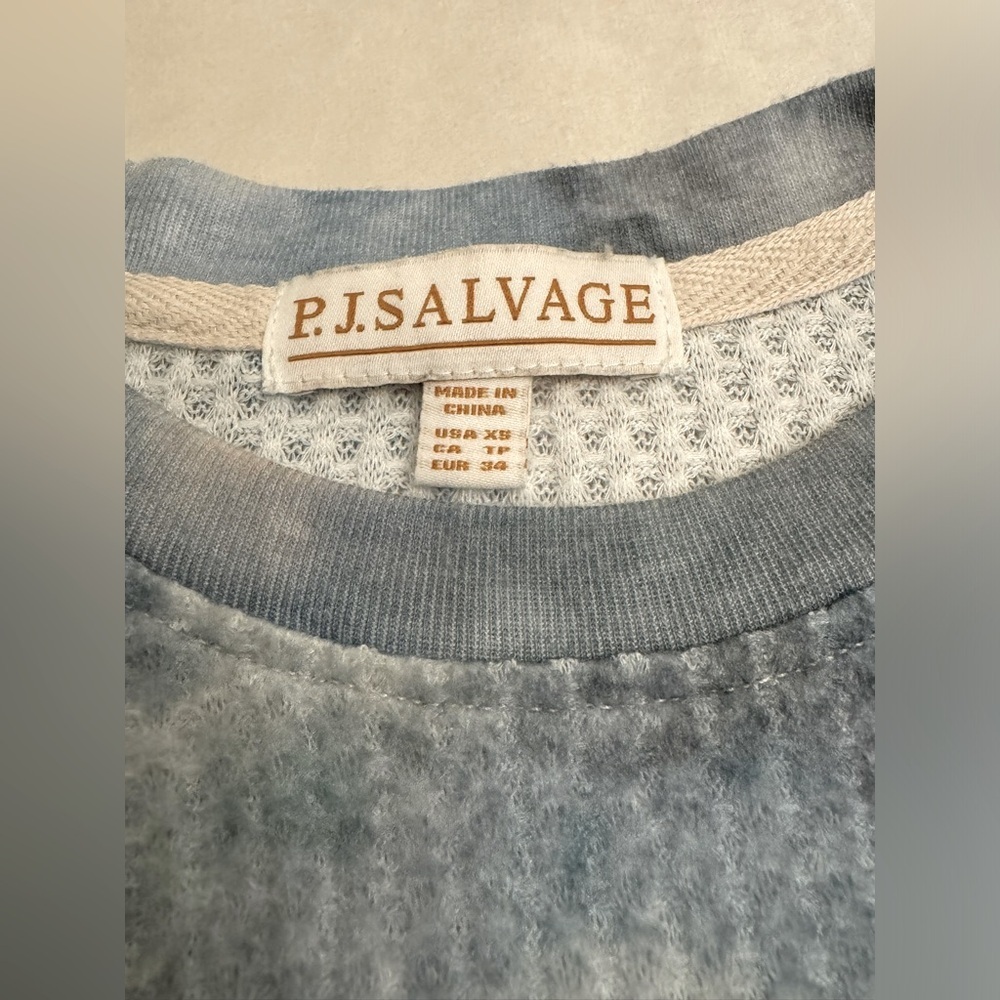 P.J. Salvage Cloudy Days Lounge Set, Top size XS Bottoms size M - Picture 5 of 14